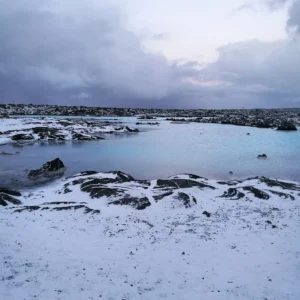 Snow covered landscape
