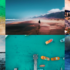 Galleria a griglia con layout moderno ed equilibrato, adatta a vari tipi di contenuti visivi